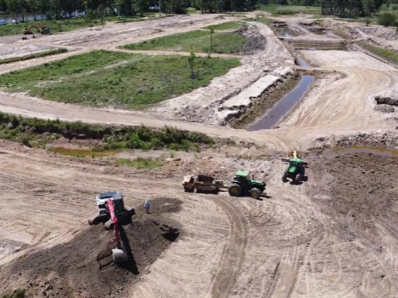 Obra hidráulica en el Delta en Bahías del Paraná