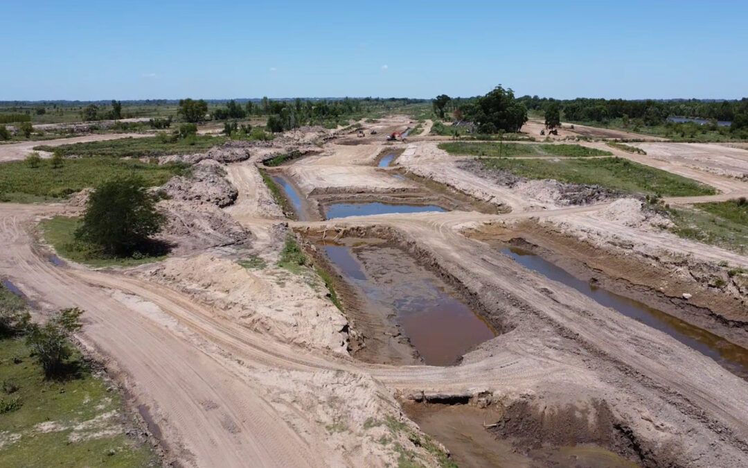 Avance de obra desde el aire: Los Ceibos y Los Sauces toman forma